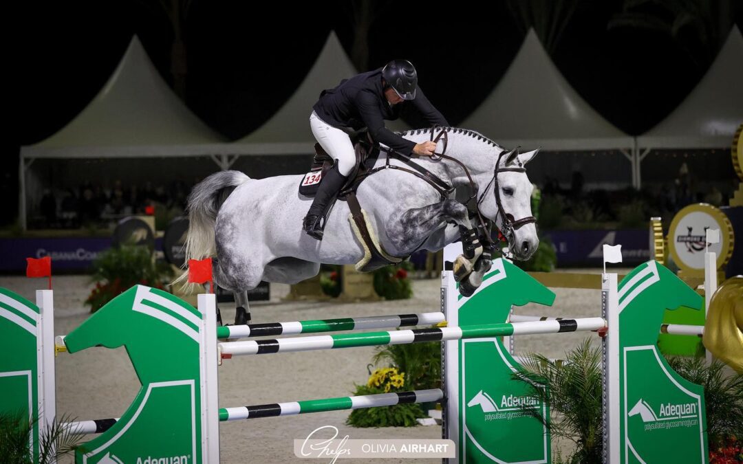 Jordan Coyle and Ariso Jump to Victory in the $230,000 Adequan® Major League Show Jumping Grand Prix CSI5*, Presented by Essence Art Gallery