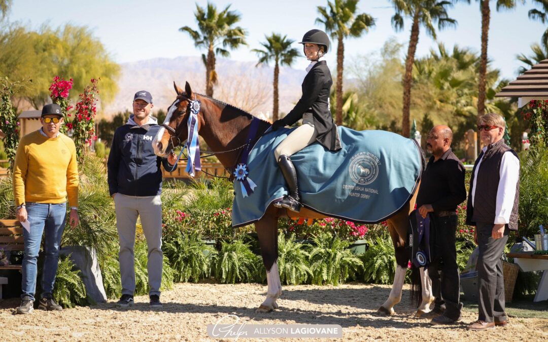 Chelsea Brittner and Berry De Maillet Bring Home Victory in $10,000 Valencia Saddlery USHJA National Hunter Derby – Open 