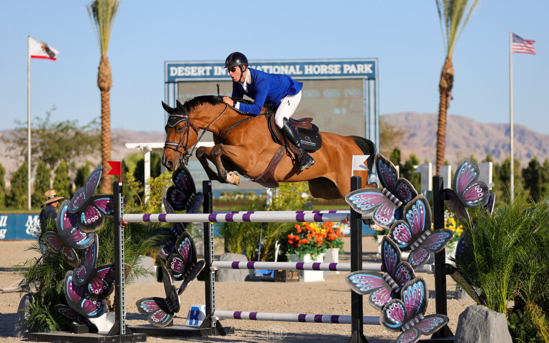 Lane Clarke and Venom Slither to First in $30,000 FarmVet 1.45m Open Classic
