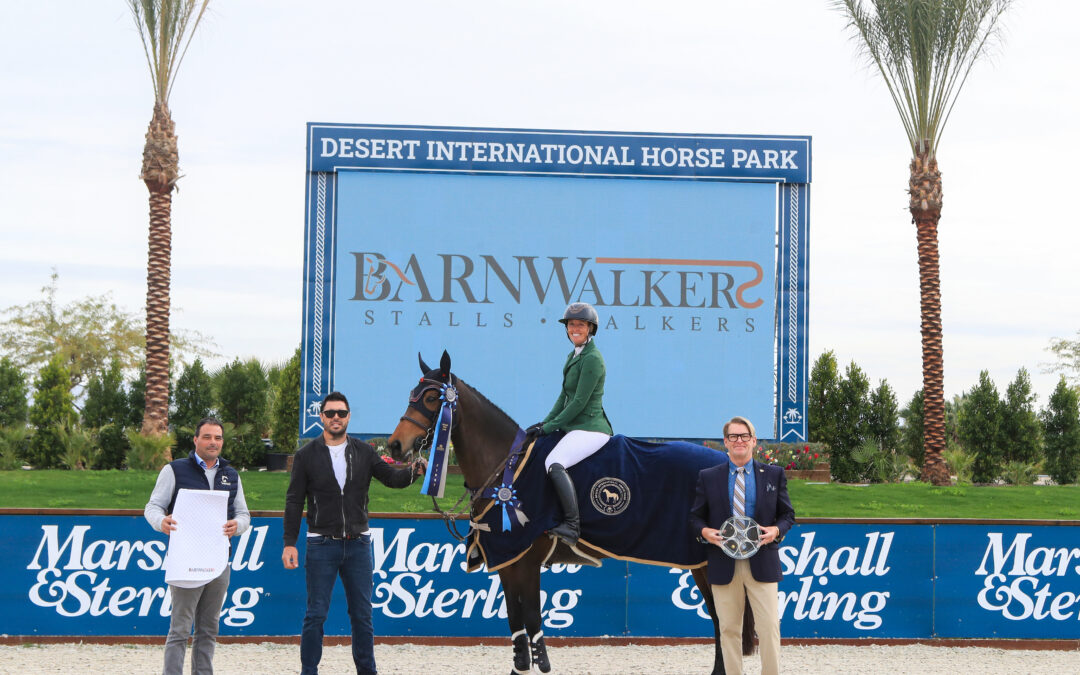 Savannah Walks the Walk with Kainville VDS in $10,000 BarnWalkers 1.35m Welcome Speed