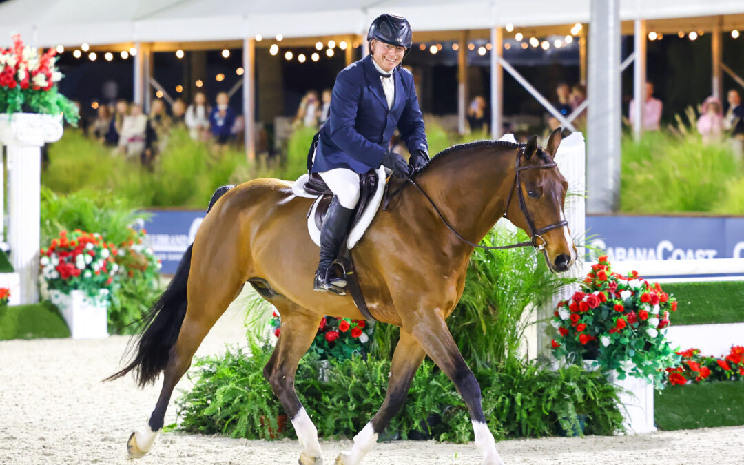 Michael Dennehy and Hulla-Balou Strut Their Stuff in $10,000 DIHP Under Saddle Championship
