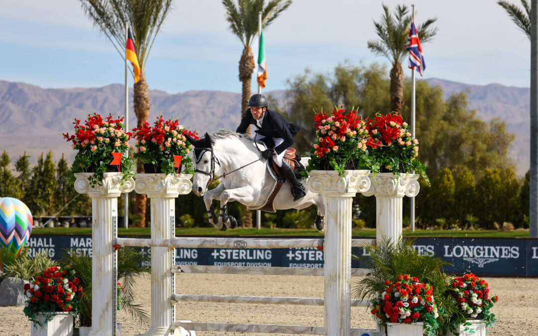Simon Schroeder and Charlie Red Wine CS Get the Blue in $10,000 Barnwalkers Welcome Speed
