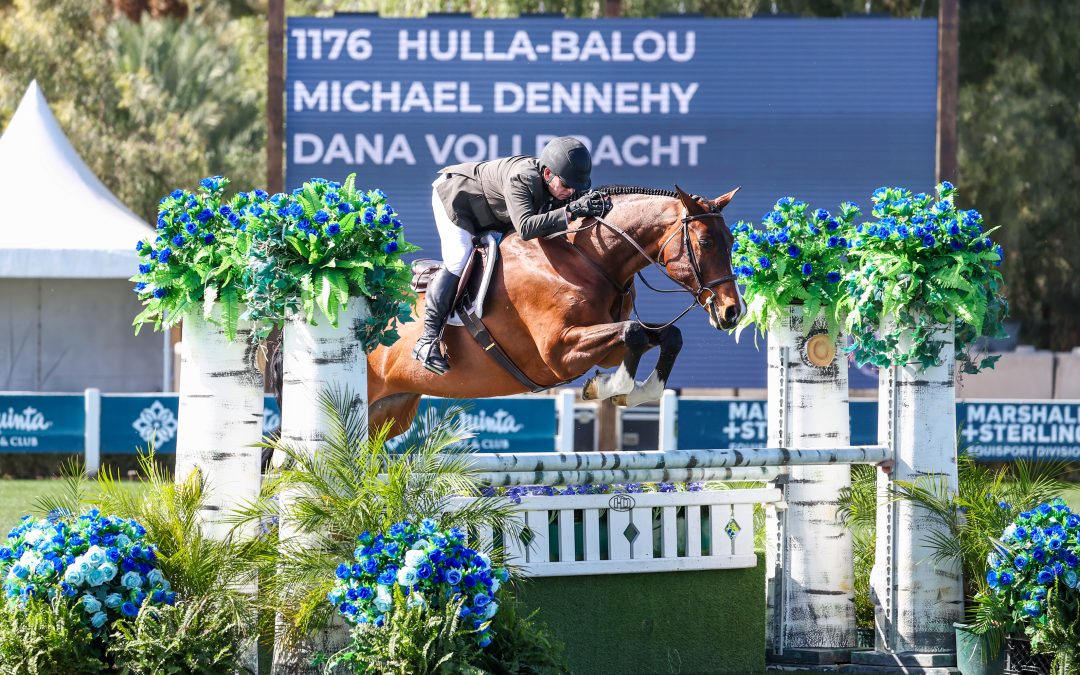 Michael Dennehy and Hulla-Balou are Best Again in $49,900 USHJA International Hunter Derby