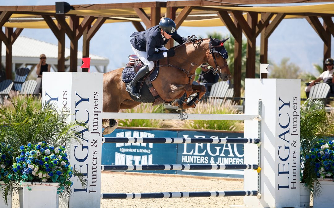 Conor Swail and Theo 160 Get a Wire-to-Wire Win in $32,000 CSI4* 1.45m Speed